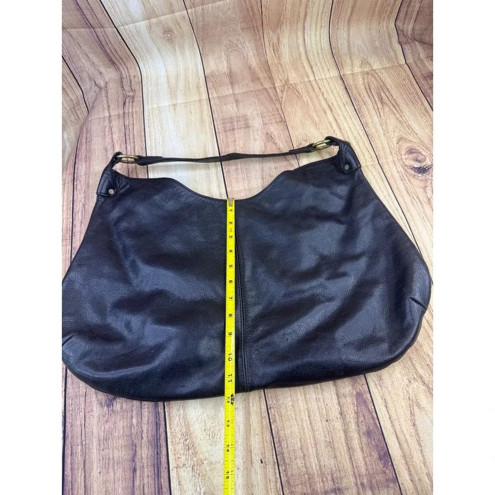 Onna Ehrlich Hobo Bag Large Black Pebbled Leather